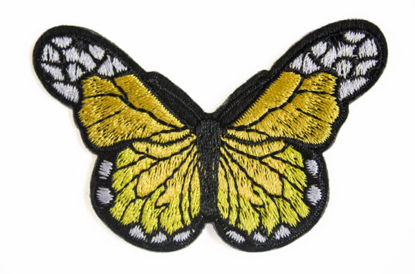 2001.00102 yellow butterfly patch
