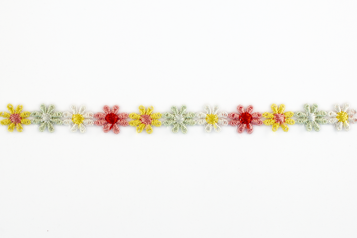 EMBROIDERY FLOWERS 12 MM - Textra | Webshop