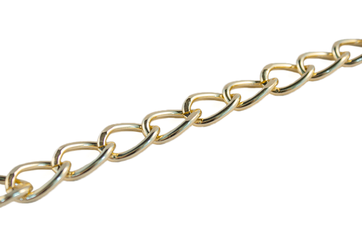 GOLD METAL CHAIN 13 MM - Textra | Webshop