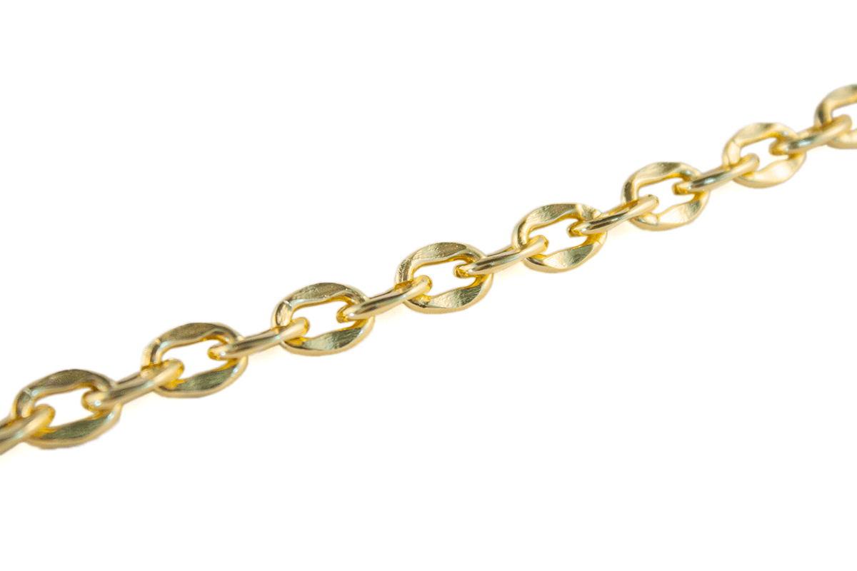 GOLD METAL CHAIN 8 MM - Textra | Webshop